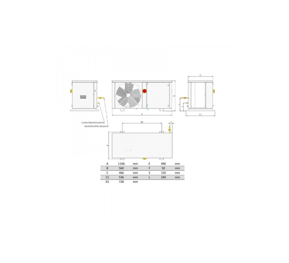 Condensing unit ICOOL 3 MP