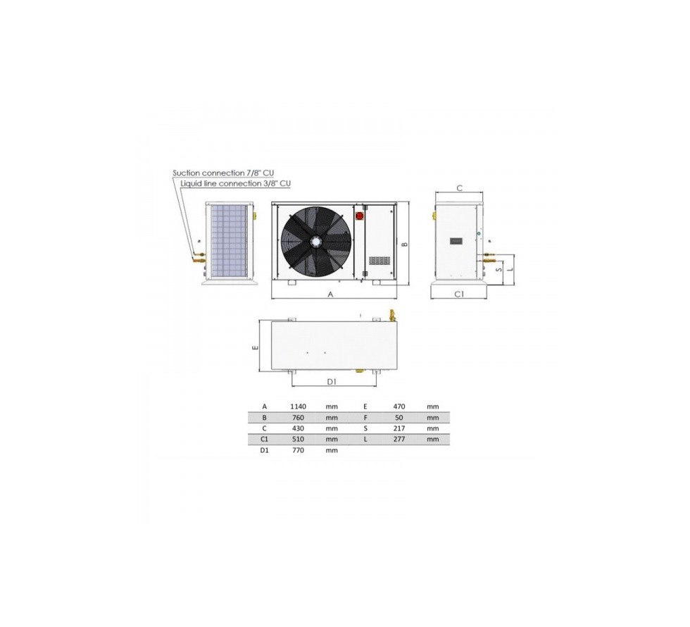 Condensing unit ICOOL 7 MHP