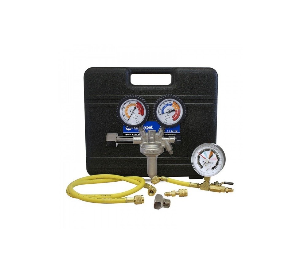 Nitrogen regulator and leak tightness testing kit