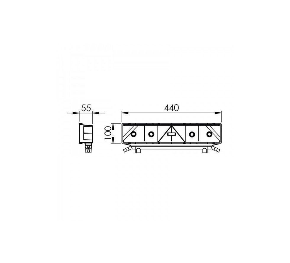 Evo ready-to-plumb enclosure with cover and screws