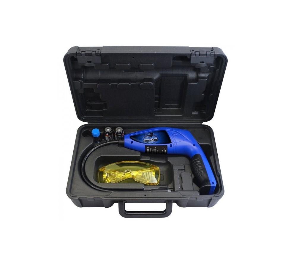 Leak detector with UV light