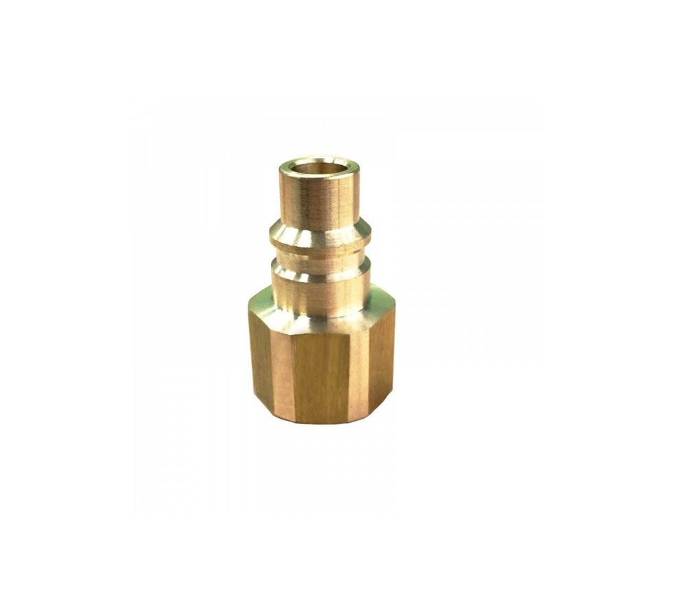 Universal cylinder adapter for HFO-1234yf, High Pressure, without volvo valve core