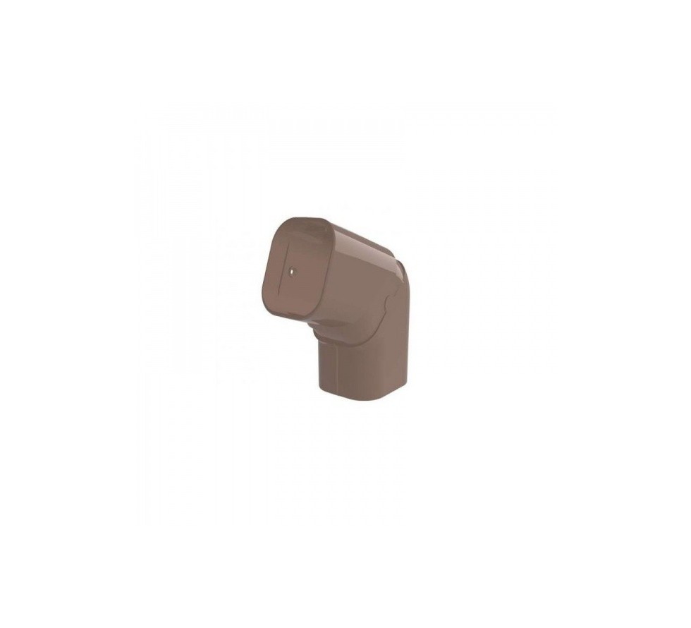 SCD100485 Flat bend with adjustable angle 78x68x130mm, brown