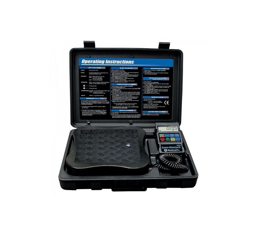 REFRIGERANT SCALE WITH BLUETOOTH up to 110 kg