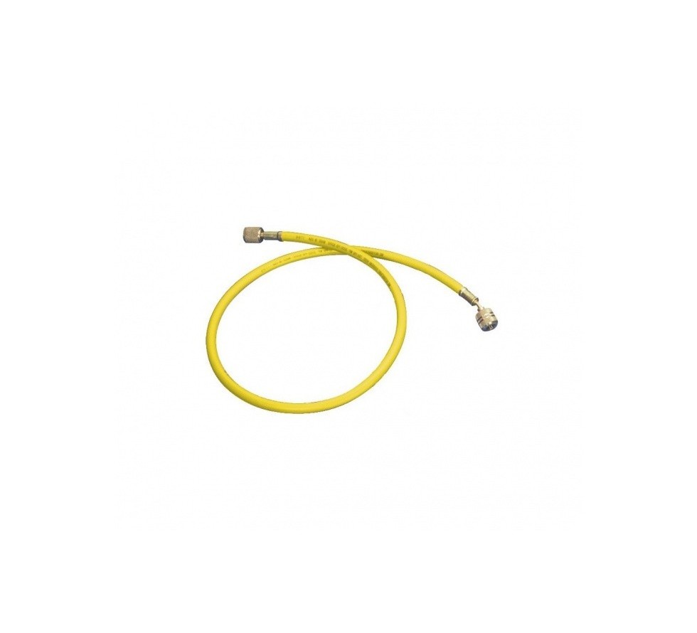 Hose - YELLOW 1/4'FxM for R134a refrigerant (180 cm)