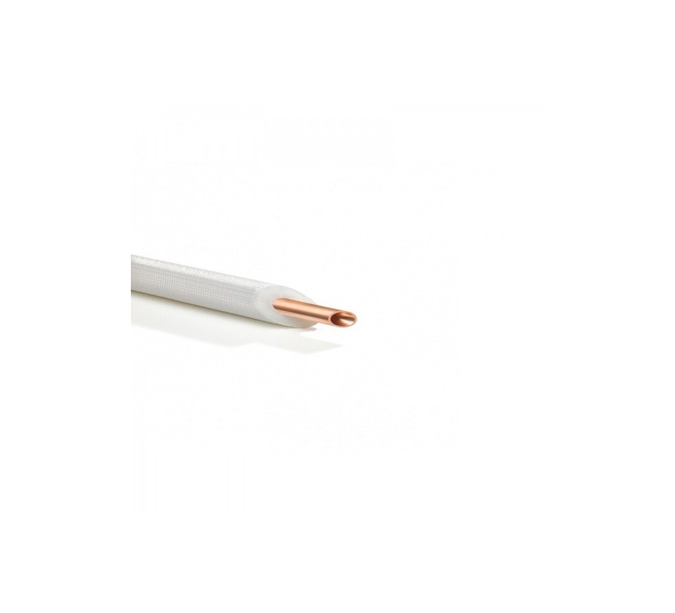 Copper pipe 1/2(12.70mm)x0.80mm 25m with insulation