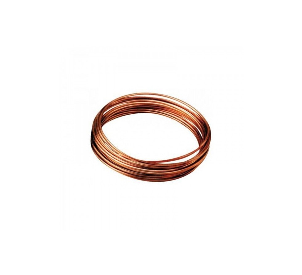 Copper pipe in rolls of 50 m