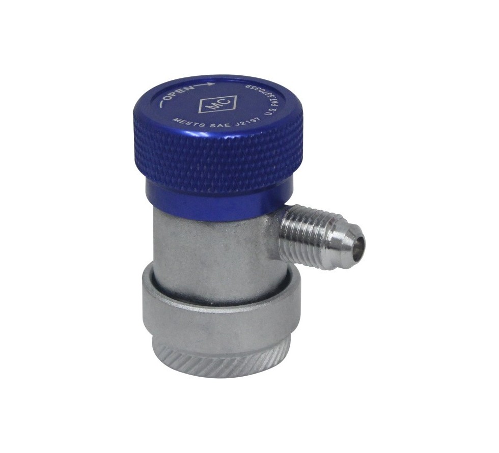 LP quick coupling for R134a