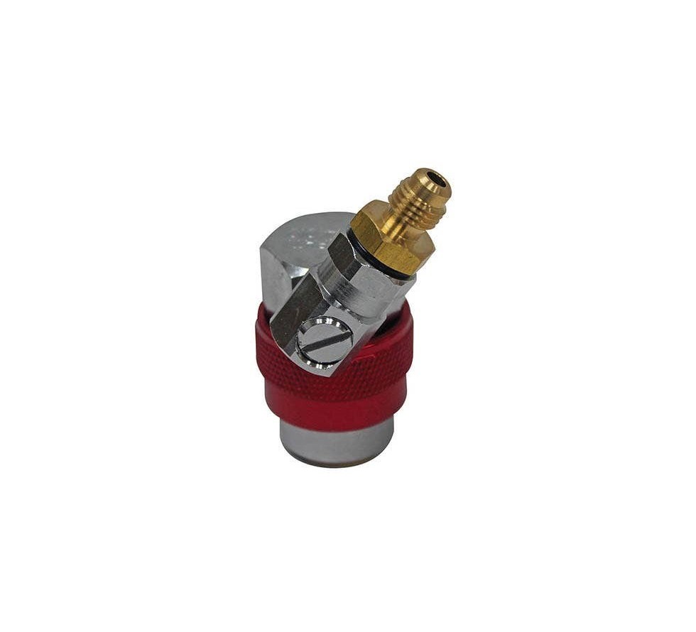 LP quick coupling for R134a `E-Z Snap`