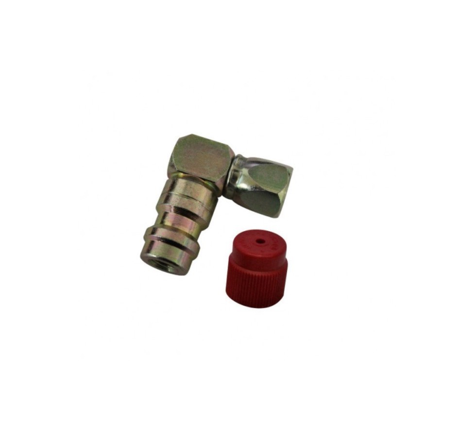 Adapter for quick coupling HP to 1/4` angled