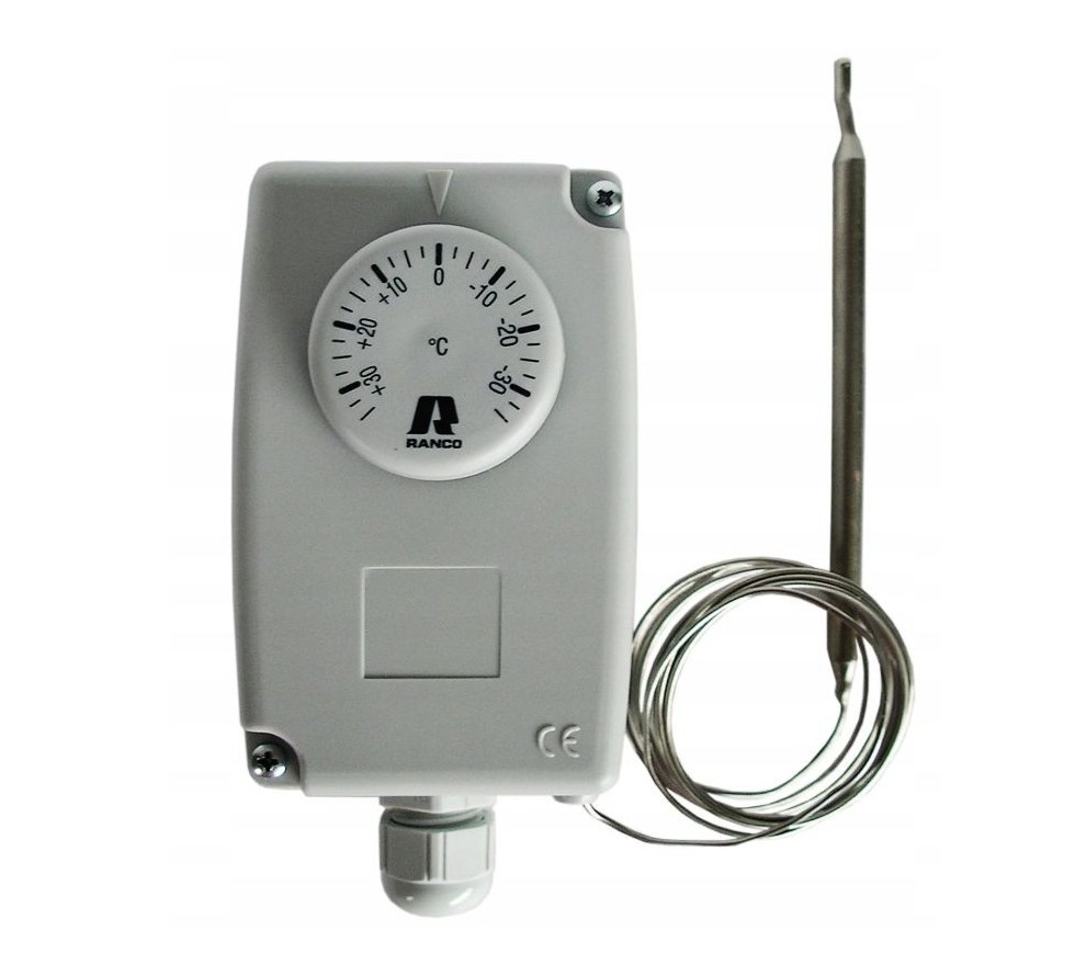 Daugiafunkcijinis mechaninis termostatas W35 (+35 -35) su 1,5 m metaliniu kapiliaru BRGroup