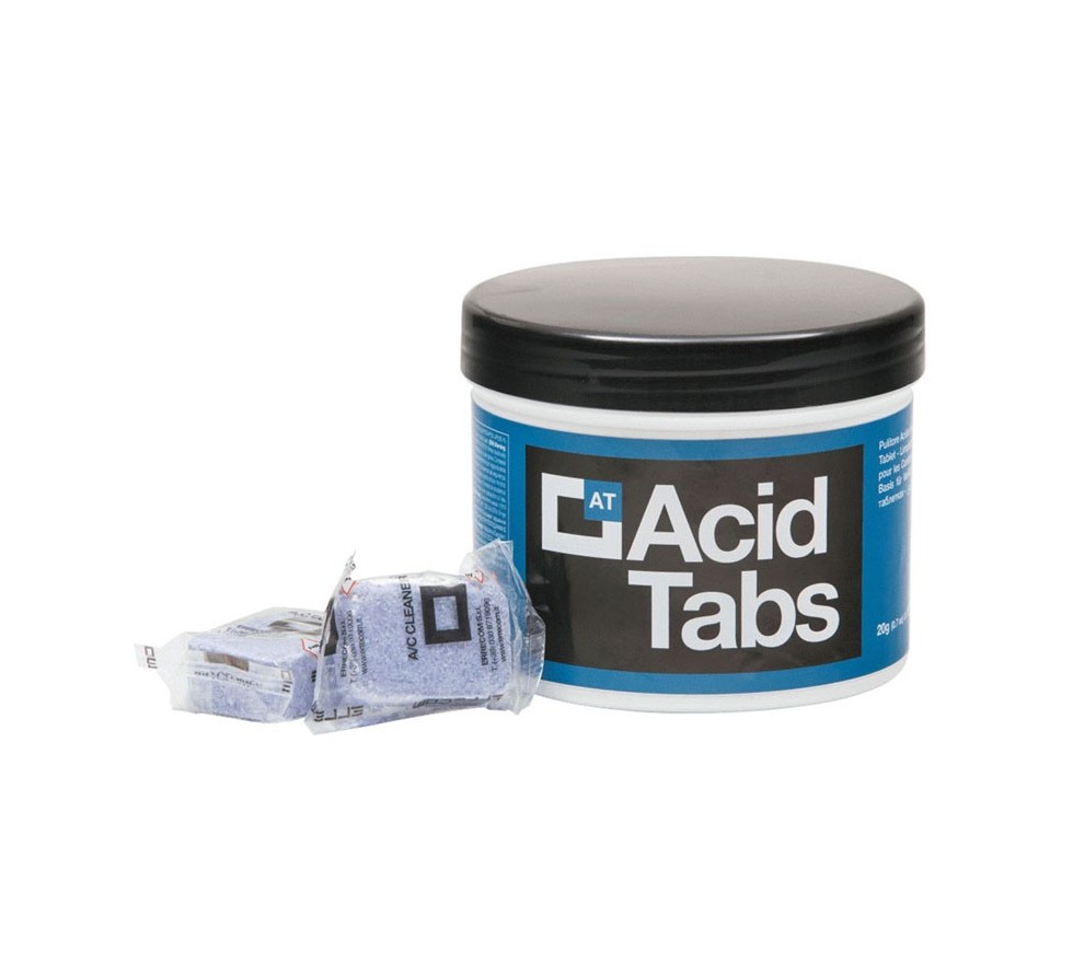 Tabletės kondensatorių valymui ACID TABS BRGroup